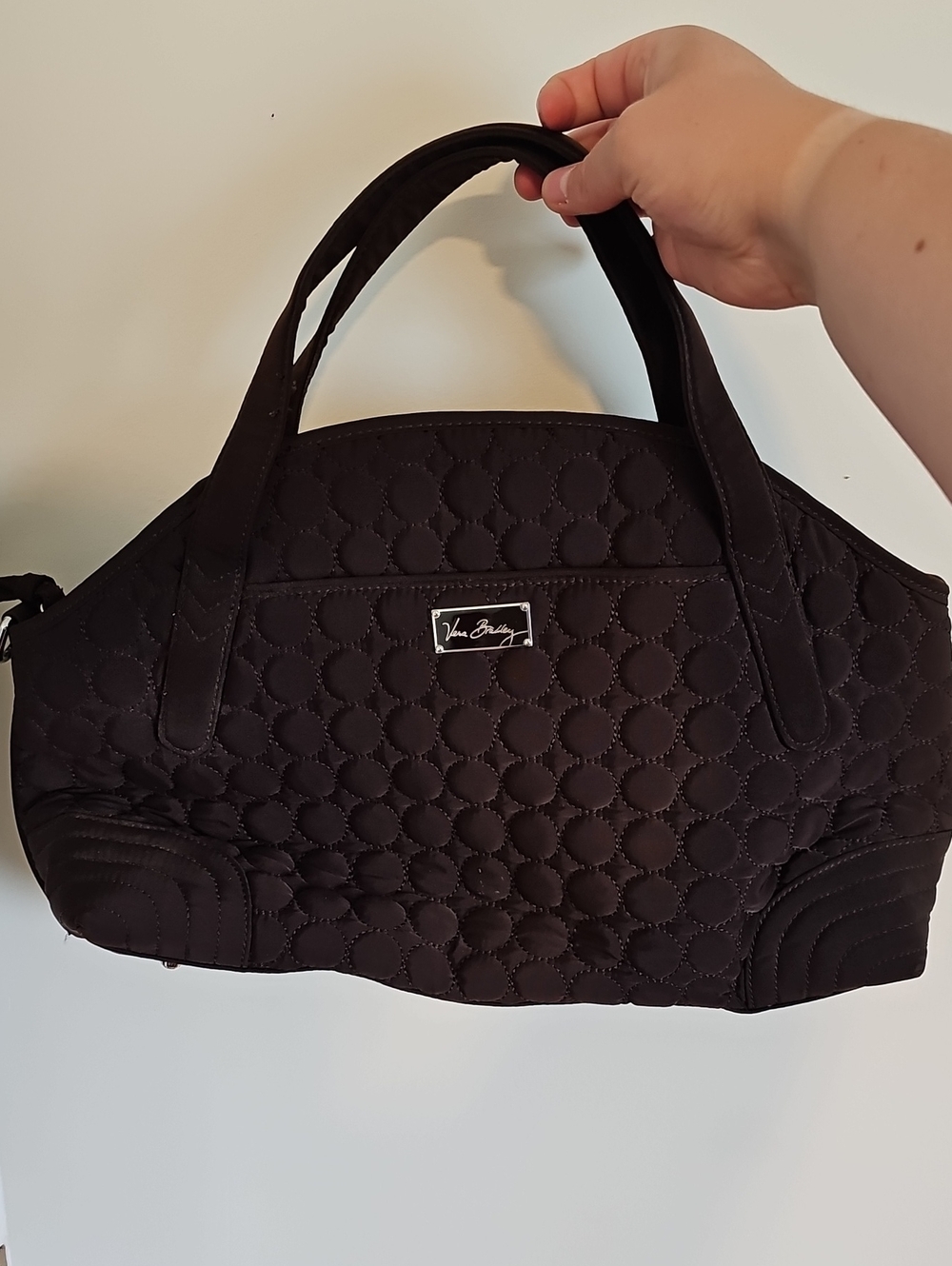 Vera Bradley Black Quilted Shoulder Bag